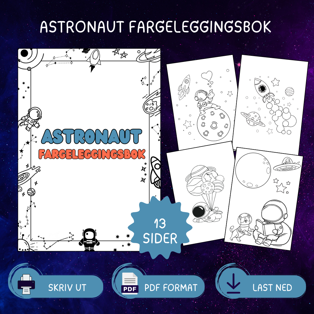 Astronaut fargelegging