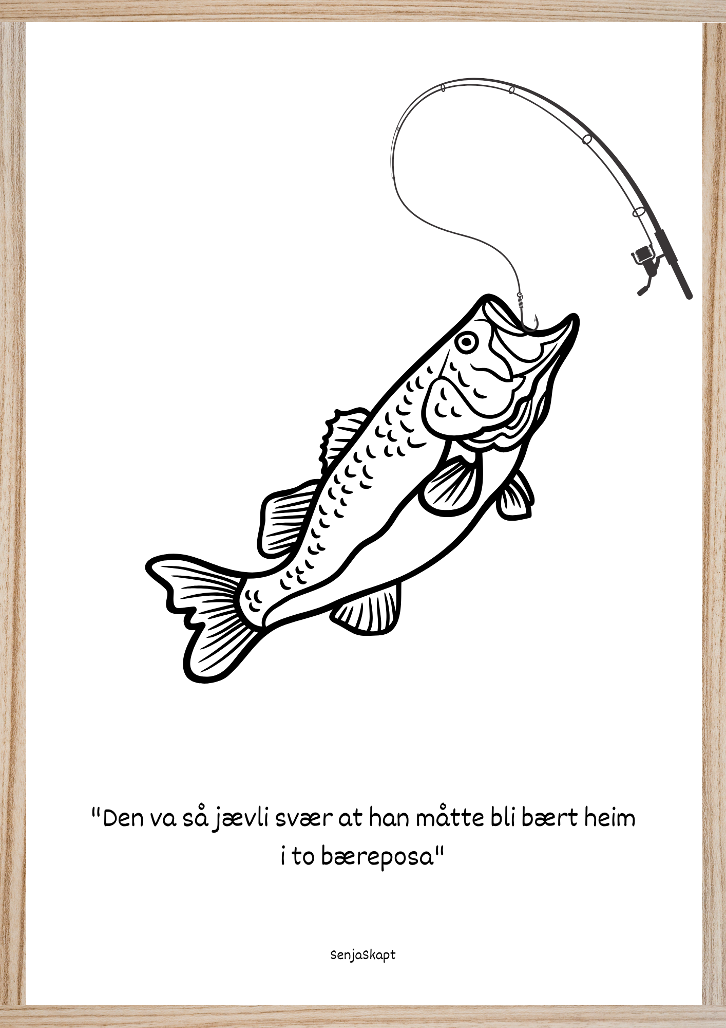 Den va så jævli svær