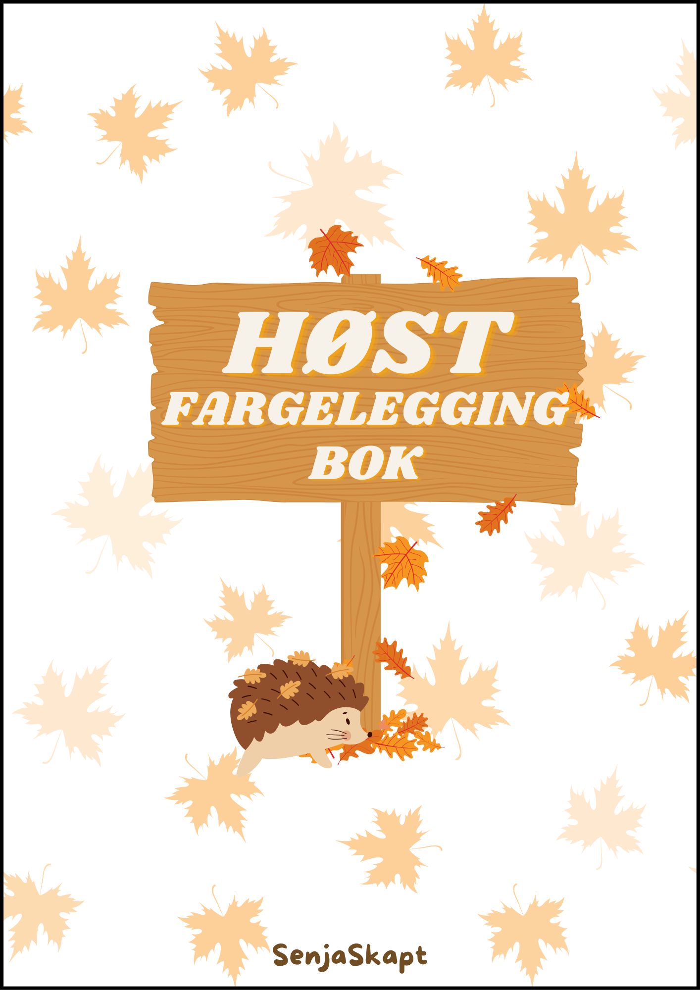 Høst fargeleggingsbok