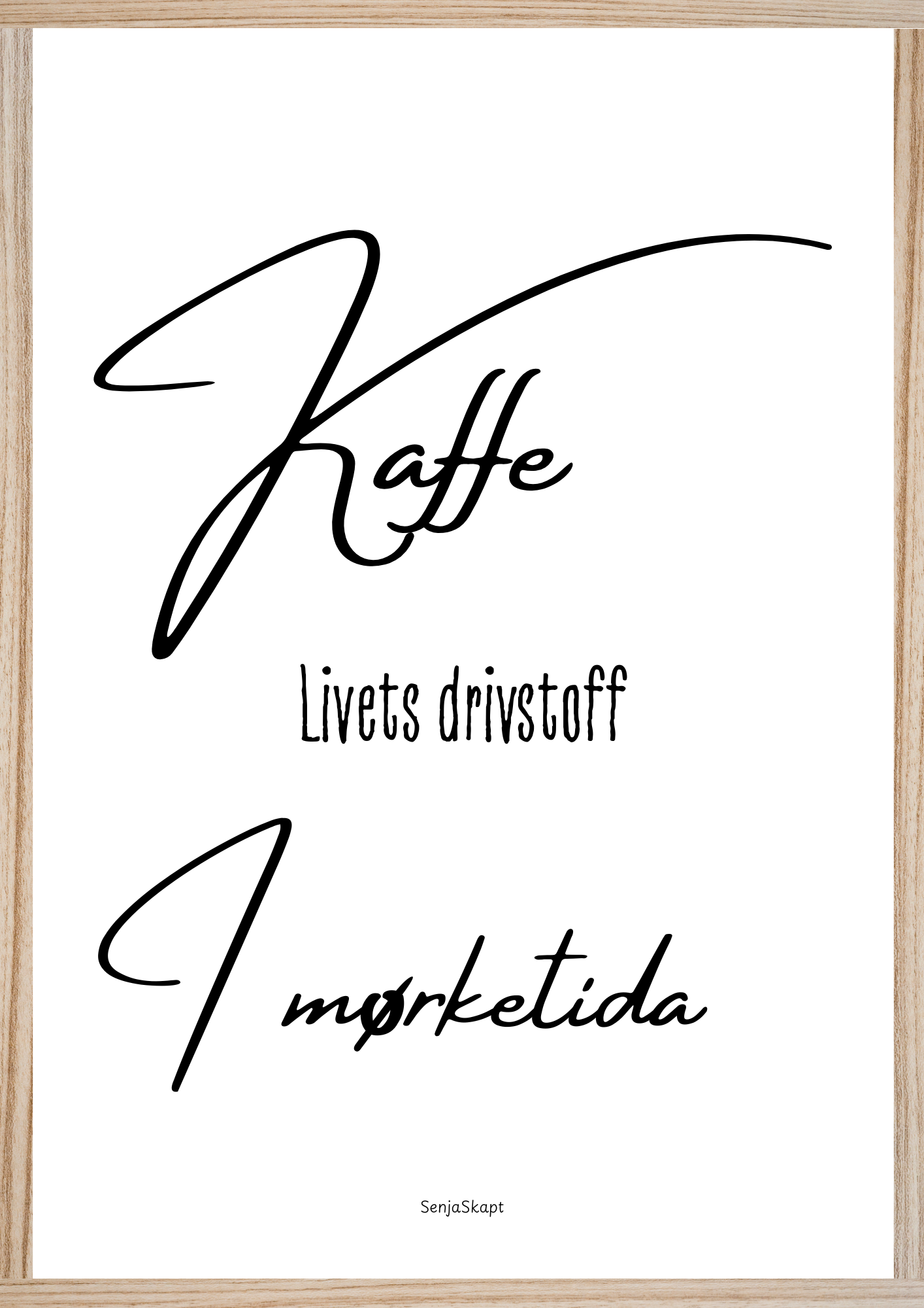 Kaffe, livets drivstoff i mørketida