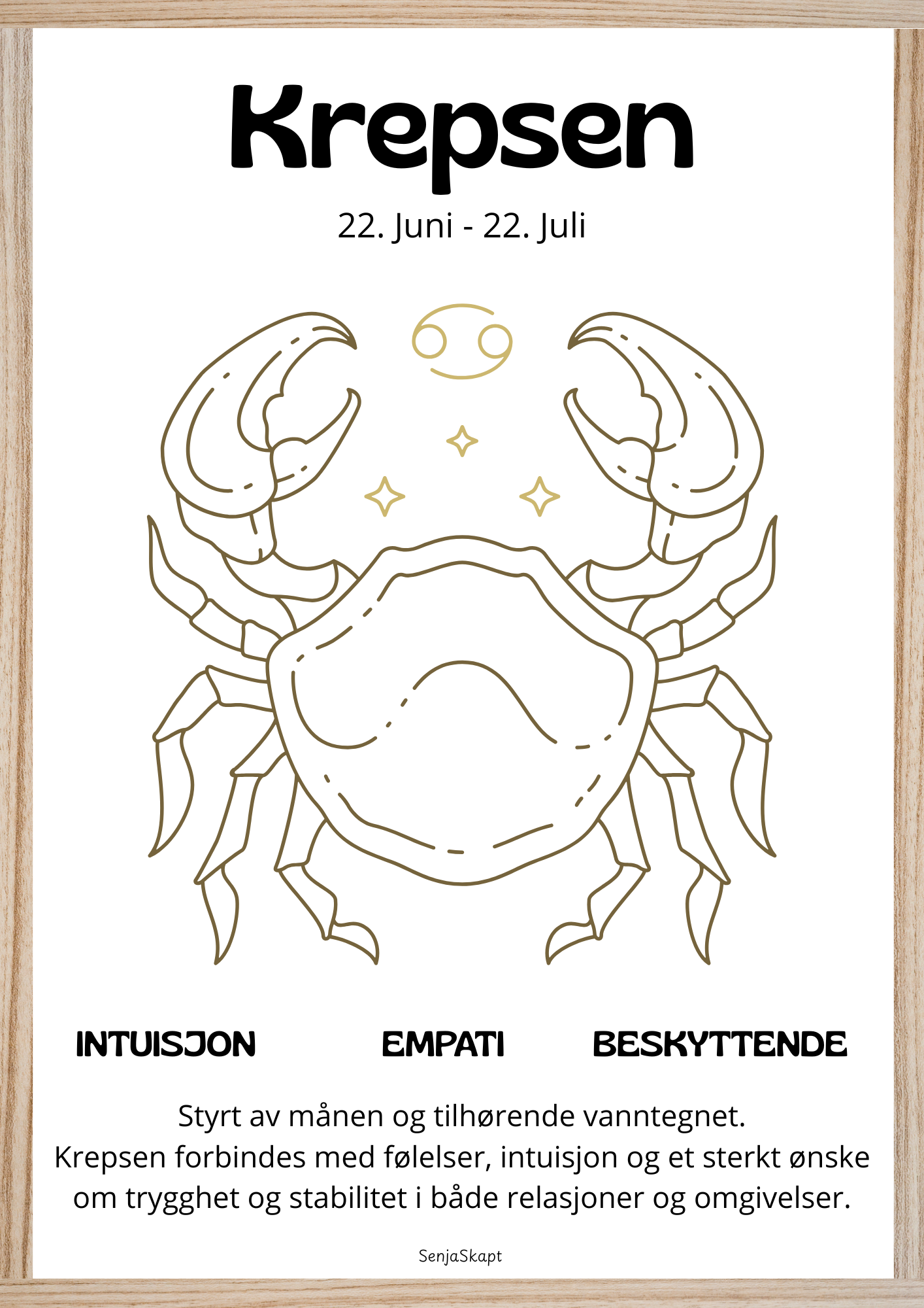 Stjernetegn - krepsen