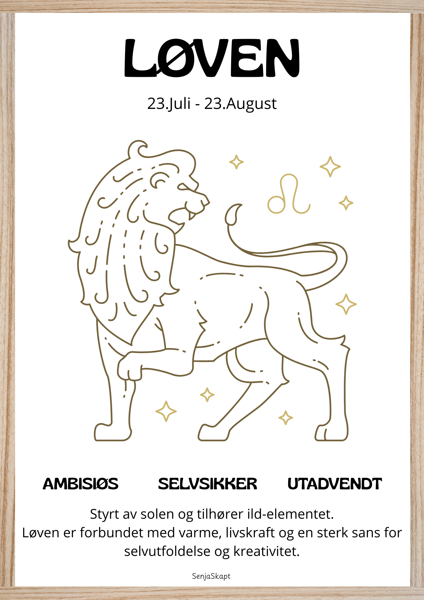 Stjernetegn - løven