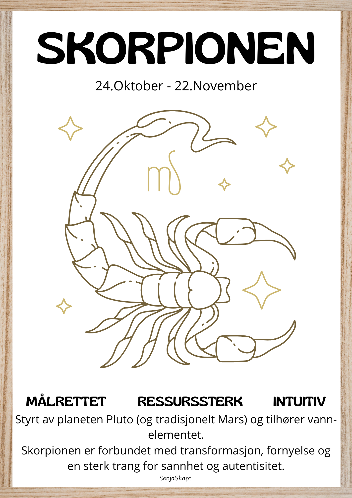 Stjernetegn - skorpionen