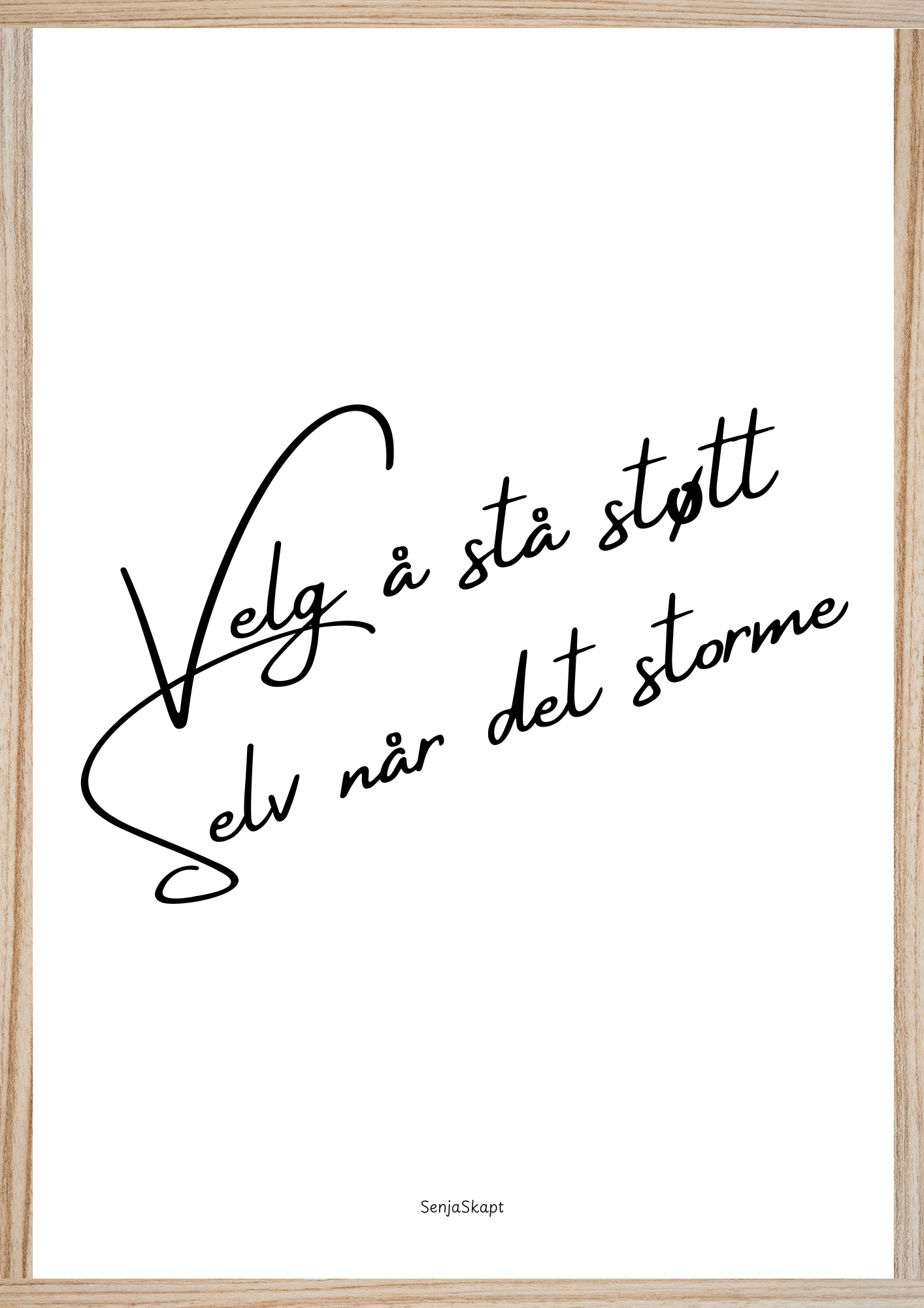 Velg å stå støtt, selv når det storme