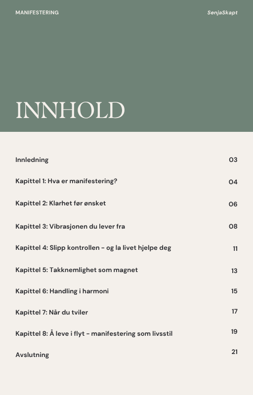 E-bok om manifestering