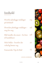 E-bok - Ta kontroll over middagen - og hverdagen!