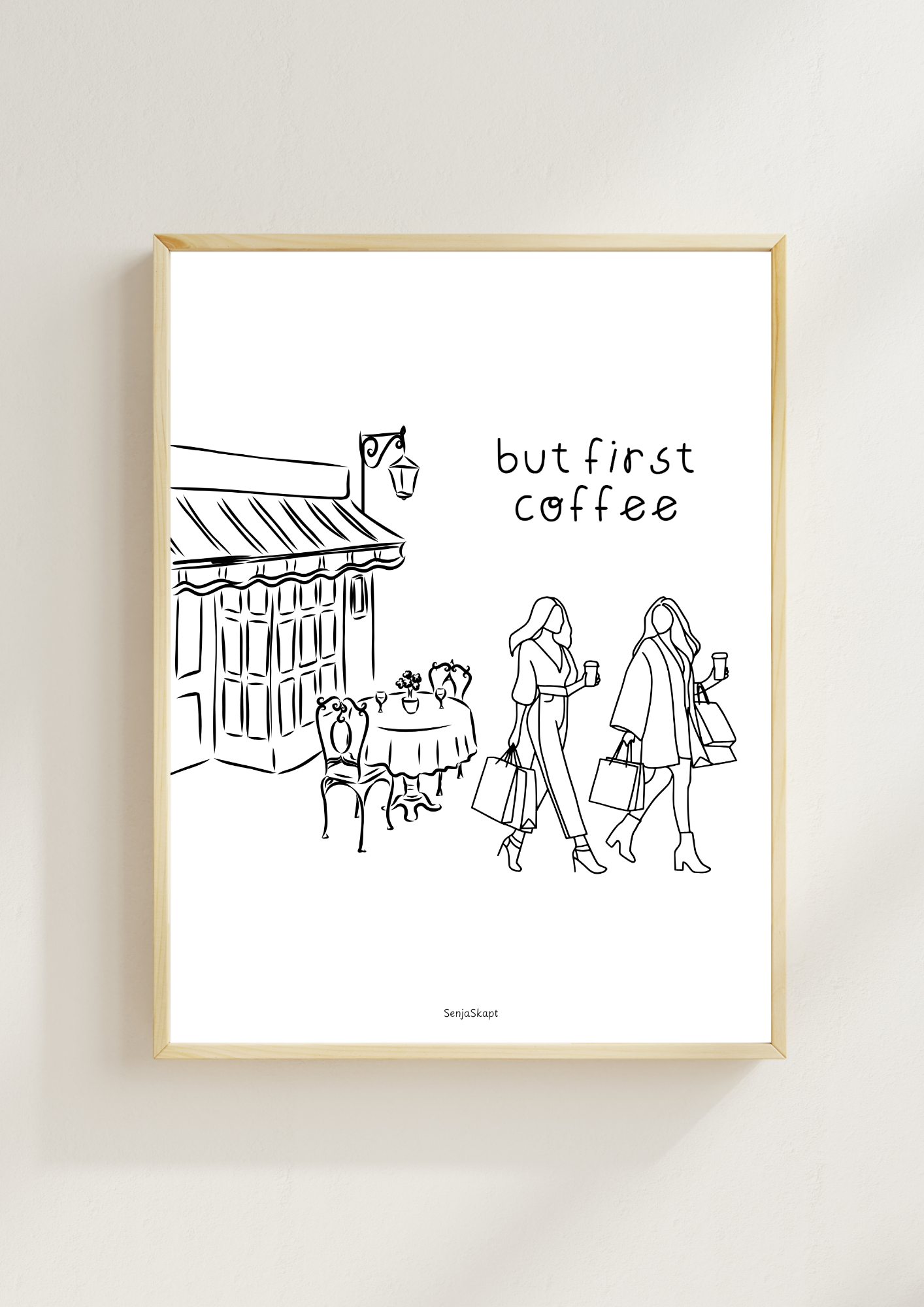 But first coffee plakat