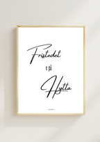 Fristedet e på hytta