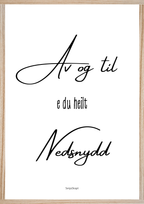 Av og til e du heilt nedsnydd