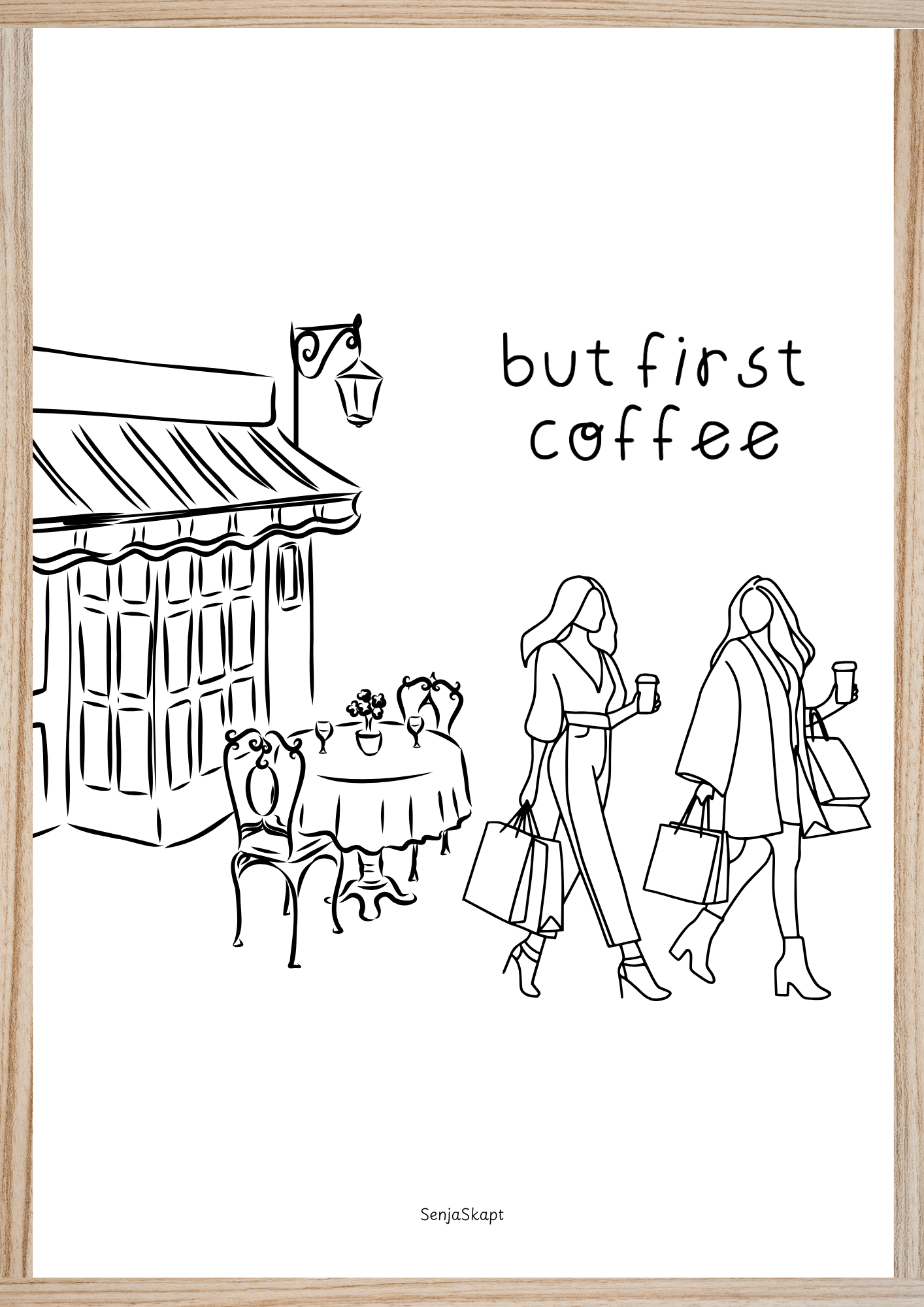 But first coffee plakat