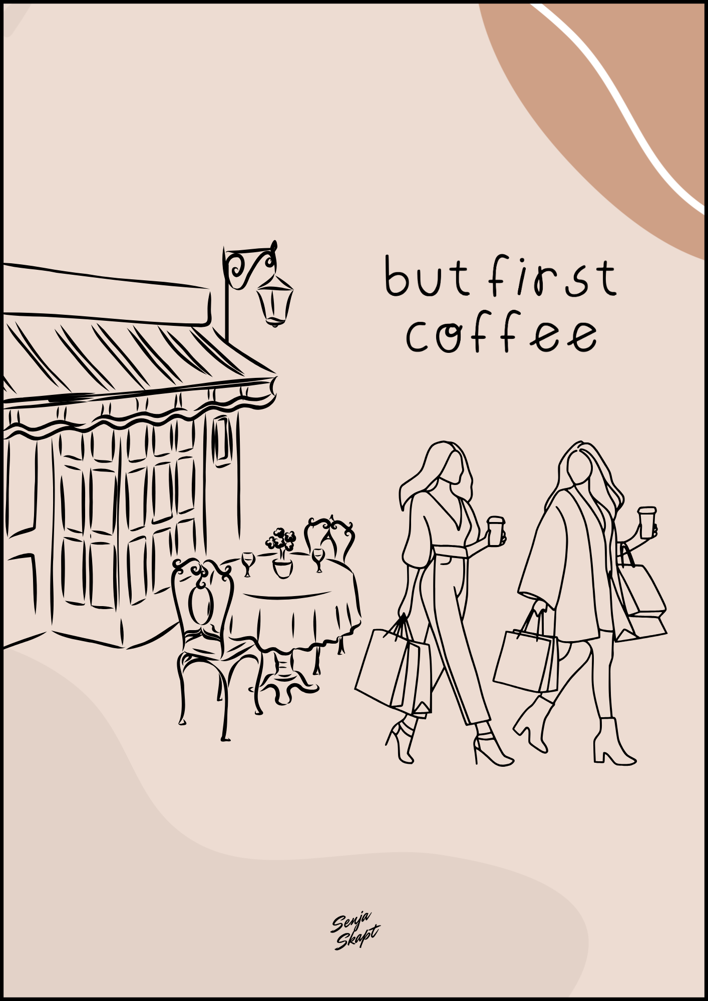 But first coffee plakat