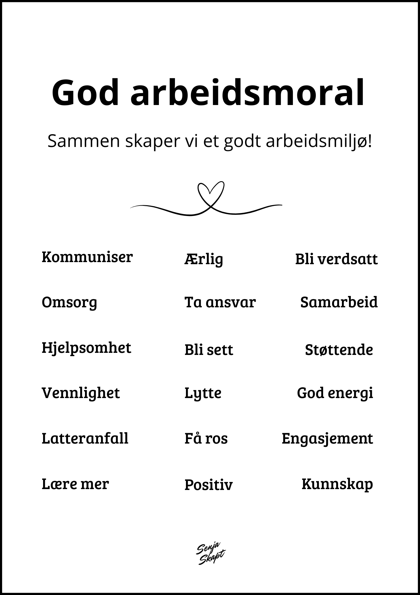 God arbeidsmoral