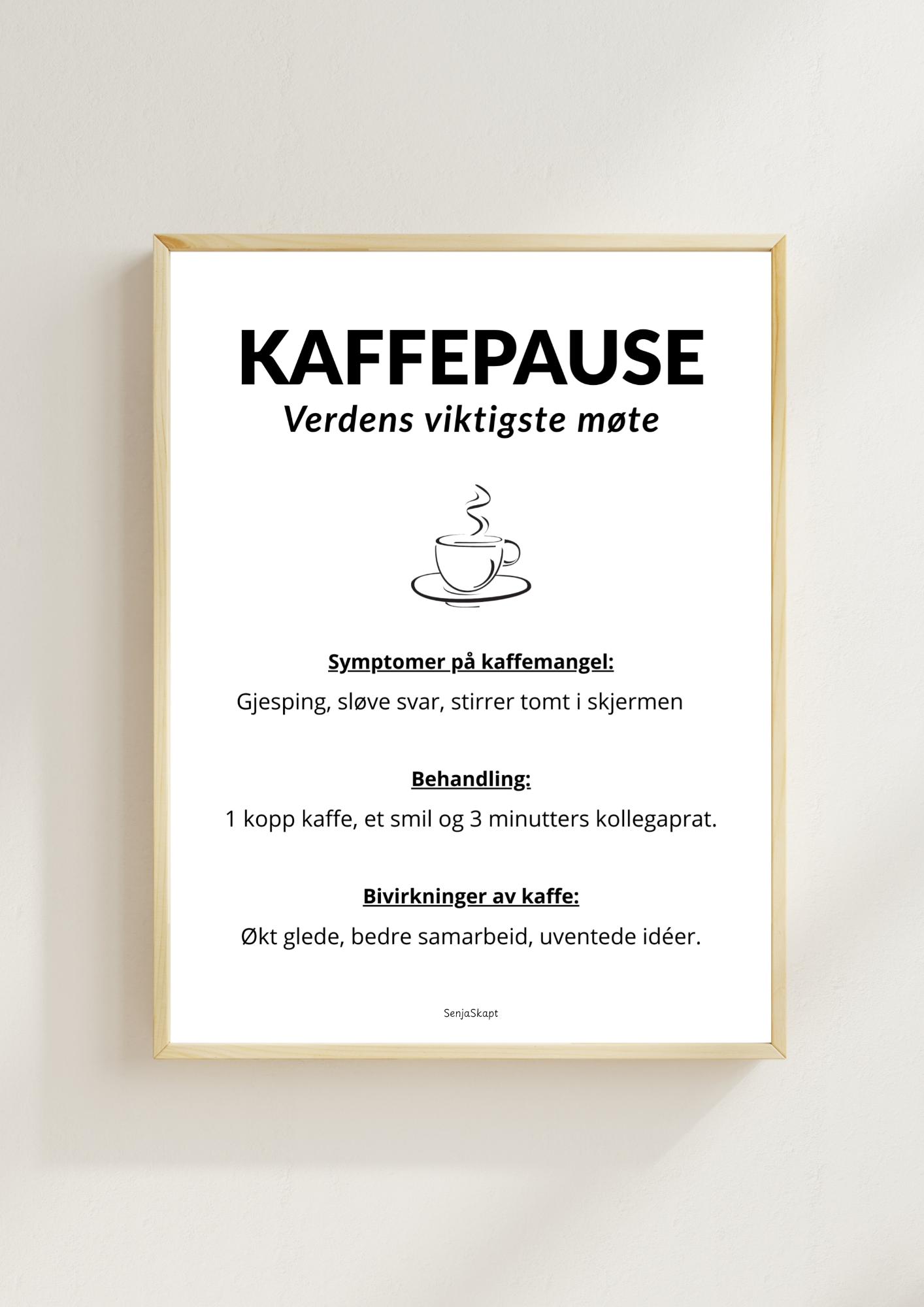 Kaffepause plakat