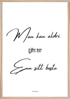 Man kan aldri gjøre mer enn sitt beste