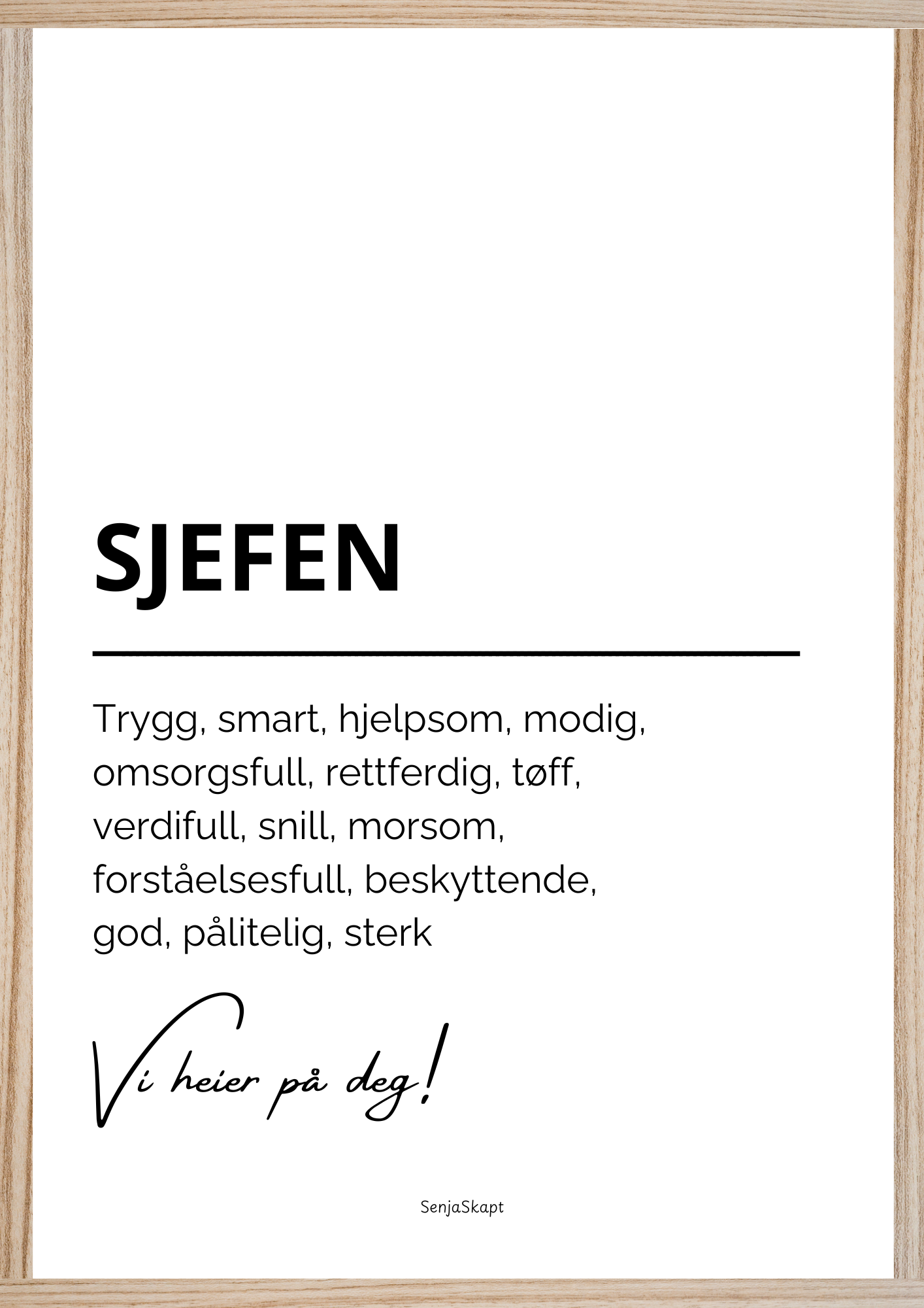 Sjefen