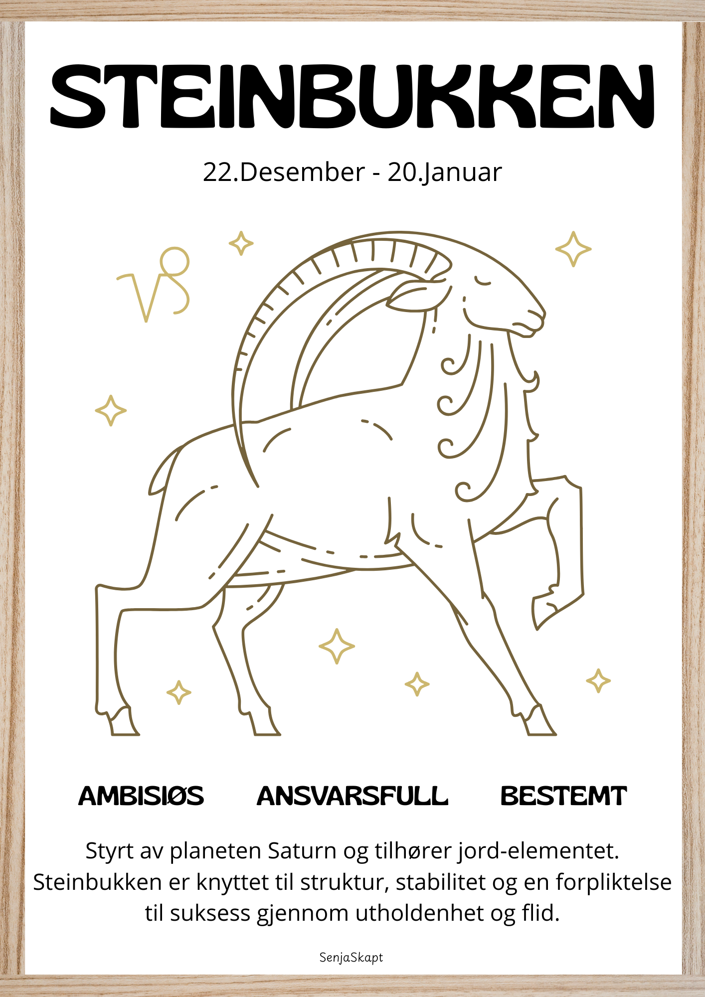 Stjernetegn - steinbukken