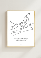 Fjellene på Senja gir sjelero